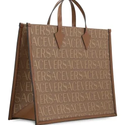 Versace Canvas en leren shopper-Heren Tassen