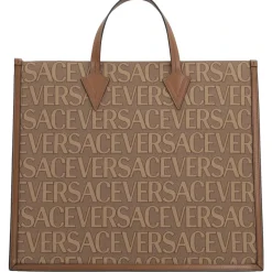 Versace Canvas en leren shopper-Heren Tassen