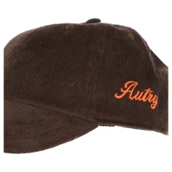 Autry Cappello baseball bicolor in velluto a coste-Heren Petten