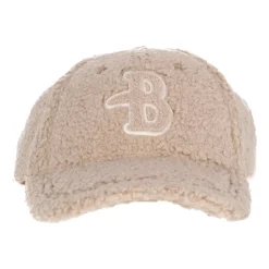 Ballantyne Cappello in teddy con logo-Heren Petten