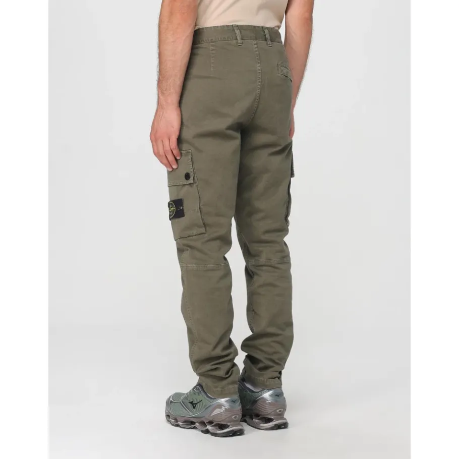 Stone Island Cargo broek met meerdere zakken-Heren Broeken