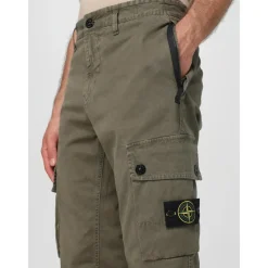 Stone Island Cargo broek met meerdere zakken-Heren Broeken
