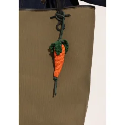 JW Anderson Carrot Motif Bag Charm-Heren Tassen
