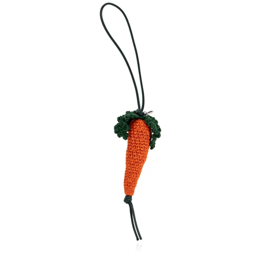JW Anderson Carrot Motif Bag Charm-Heren Tassen