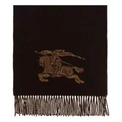 Burberry Cashmere Sjaal Met Franjes-Heren Sjaals