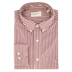 Gant Casual Bordeaux Overhemd-Heren Overhemden