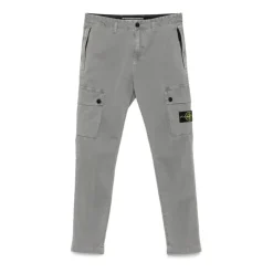 Stone Island Casual Katoenen Broek-Heren Broeken