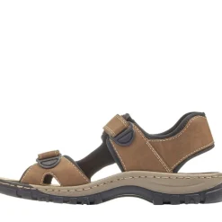 Rieker Casual Open Platte Sandalen-Heren Sandalen