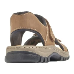 Rieker Casual Open Platte Sandalen-Heren Sandalen