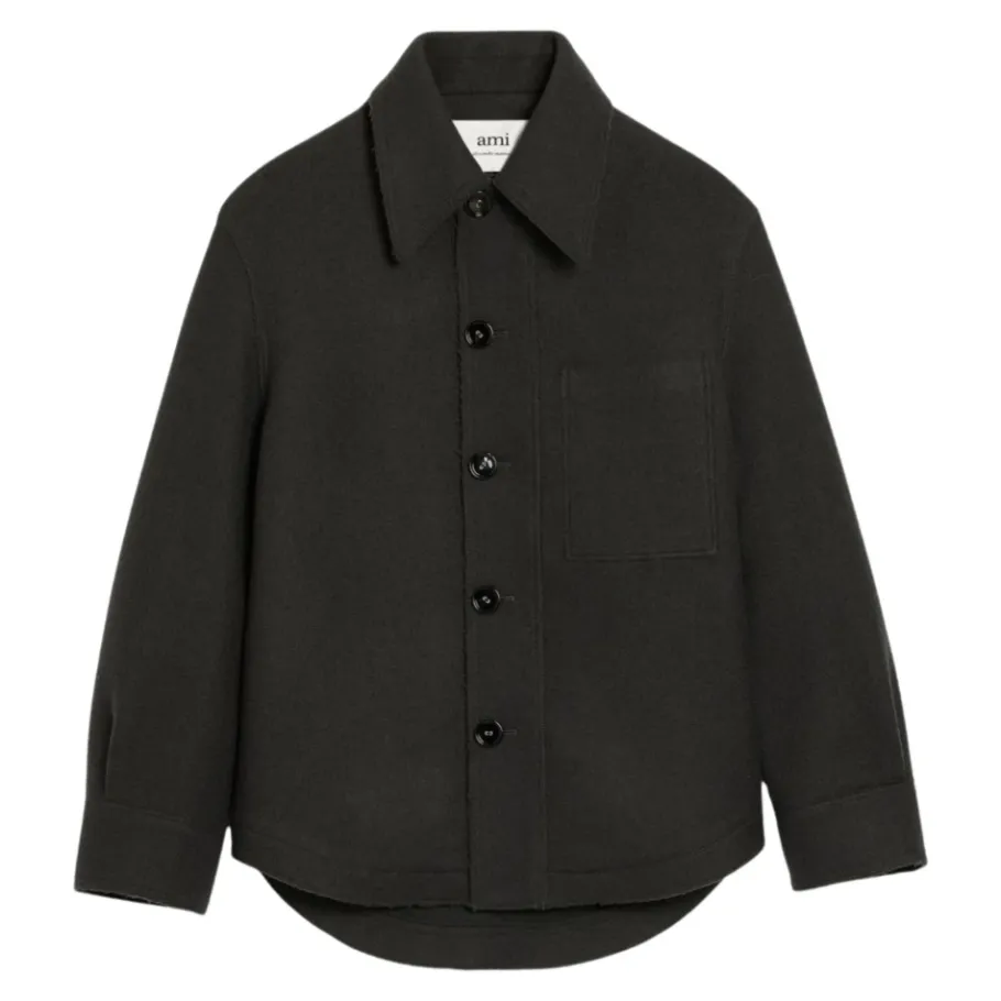 Ami Paris Casual overhemd met knoopsluiting-Heren Overhemden