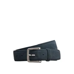 Tod's Ceinture en cuir velours à boucle en métal nickelé-Heren Riemen