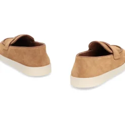 Prada Chamois Suède Loafers met Rubberen Zool-Heren Instappers & Slip Ons