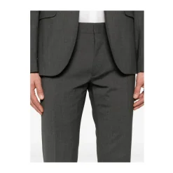 Dsquared2 Charcoal Pak met Centrale Split-Heren Kostuums