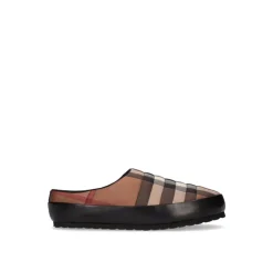Burberry Check Logo Slip-On Loafers-Heren Pantoffels