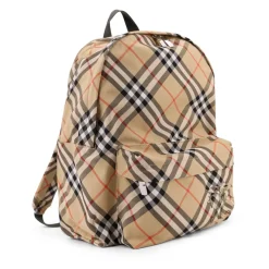 Burberry Check Rugzak-Heren Rugzakken