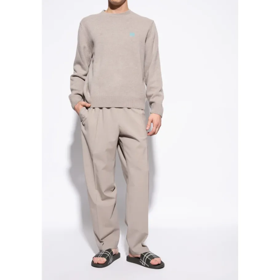 Burberry Check Slides-Heren Slippers