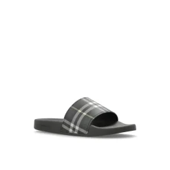 Burberry Check Slides-Heren Slippers