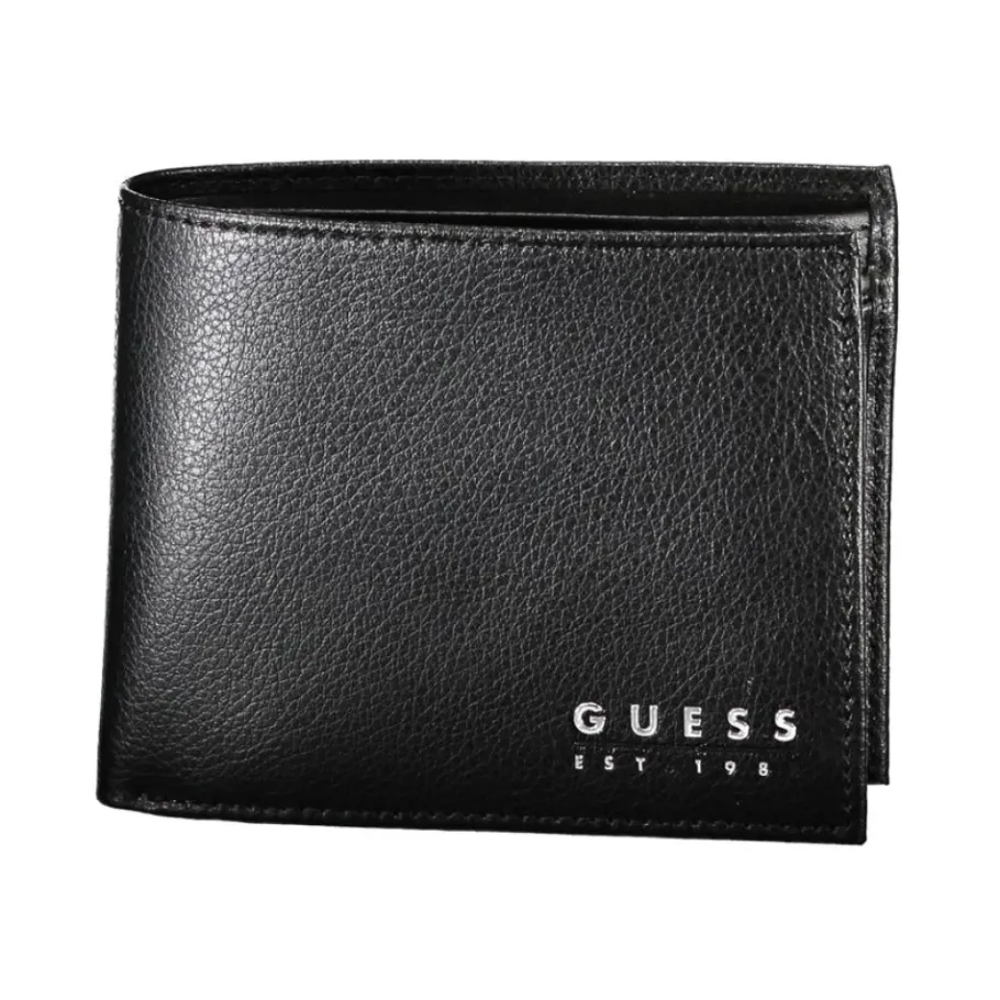 Guess Chique Leren Portemonnee met Dubbel Compartiment-Heren Portefeuilles