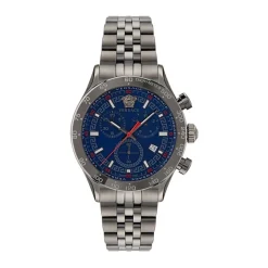 Versace Chronograaf HELLENYIUM CHRONO blauw horloge-Heren Horloges
