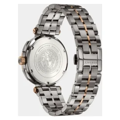 Versace Chronograph Staal Armband Grijs Brons Horloge-Heren Horloges