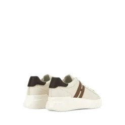 Hogan Chunky Rubberen Zool Sneakers Ivory-Heren Sneakers