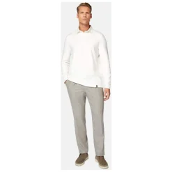 Boggi Milano City Broeken in Flanel-Heren Broeken