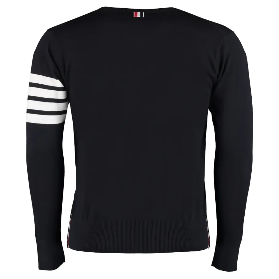 Thom Browne Classic Merino Crew Knit-Heren Truien & Vesten