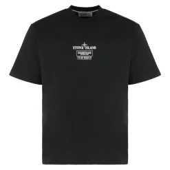 Stone Island Combed Cotton Jersey T-shirt-Heren Shirts
