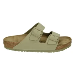 Birkenstock Comfortabele Slippers in Taupe Kleur-Heren Slippers