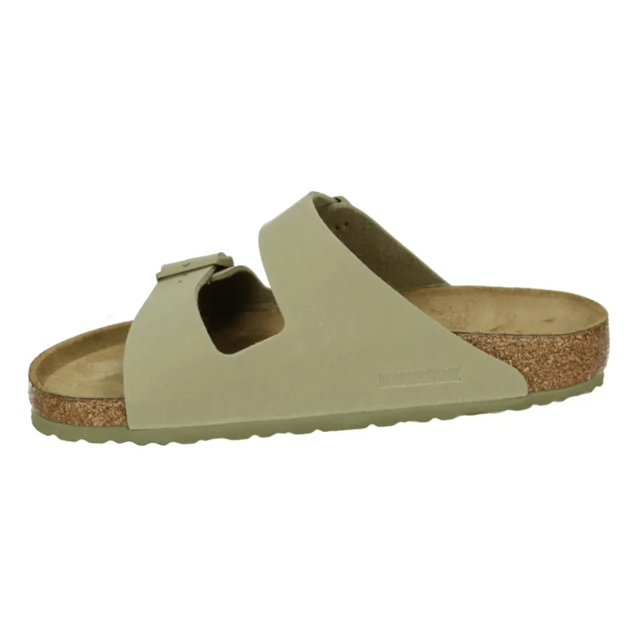 Birkenstock Comfortabele Slippers in Taupe Kleur-Heren Slippers
