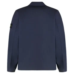 Stone Island Comfort-fit Overshirt met borstzak met inzetstuk-Heren Jassen