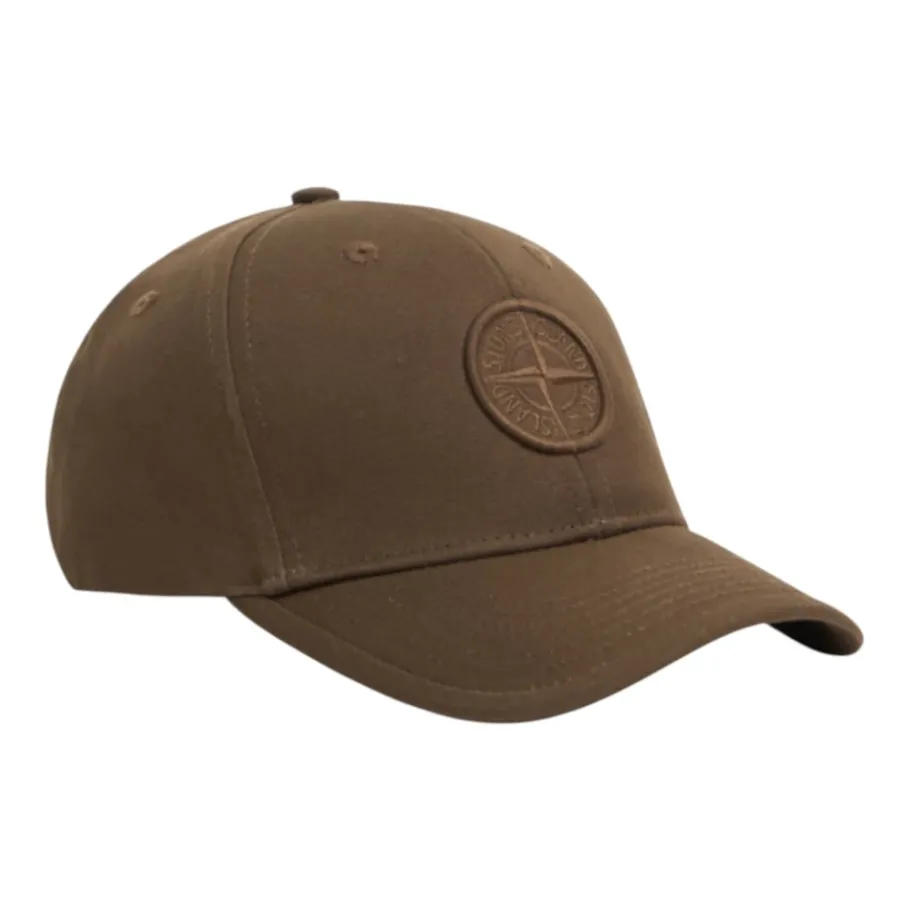 Stone Island Compass Logo Baseball Cap-Heren Petten