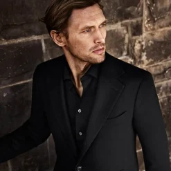 Eton Contemporary Black Signature Twill Shirt-Heren Overhemden