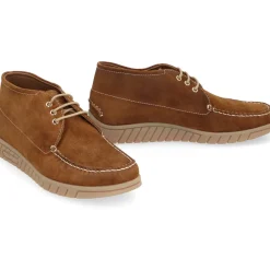 Tom Ford Contrasterende Suède Enkellaarsjes-Heren Laarzen