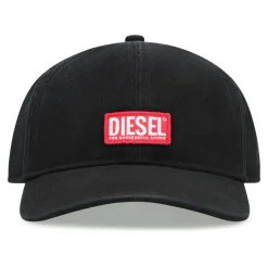 Diesel Corry-Jacq-Wash Logo Baseball Cap-Heren Petten