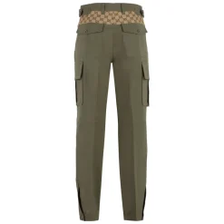 Gucci Cotton Cargo Broek-Heren Broeken