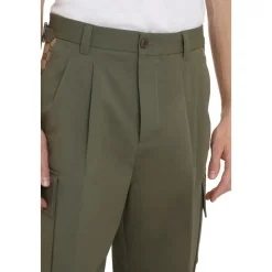 Gucci Cotton Cargo Broek-Heren Broeken