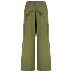 Palm Angels Cotton Cargo Trousers-Heren Broeken