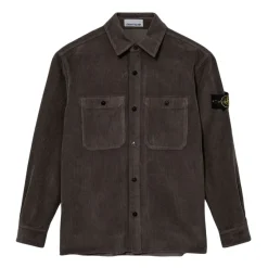 Stone Island Cotton Corduroy 800 Overshirt-Heren Overhemden