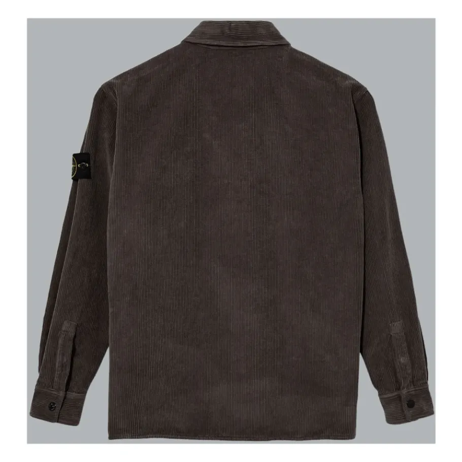 Stone Island Cotton Corduroy 800 Overshirt-Heren Overhemden