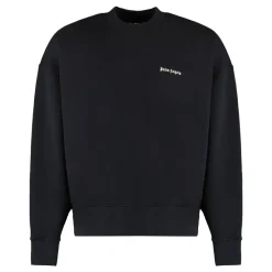 Palm Angels Cotton Crew-neck Sweatshirt-Heren Truien & Vesten