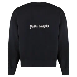 Palm Angels Cotton Crew-neck Sweatshirt-Heren Truien & Vesten