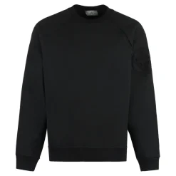 Stone Island Cotton Crew-Neck Sweatshirt-Heren Truien & Vesten