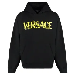 Versace Cotton Hoodie-Heren Truien & Vesten