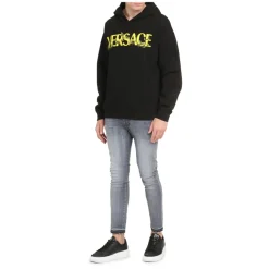 Versace Cotton Hoodie-Heren Truien & Vesten