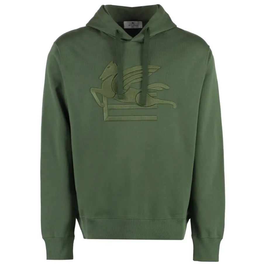 Etro Cotton Hoodie-Heren Truien & Vesten