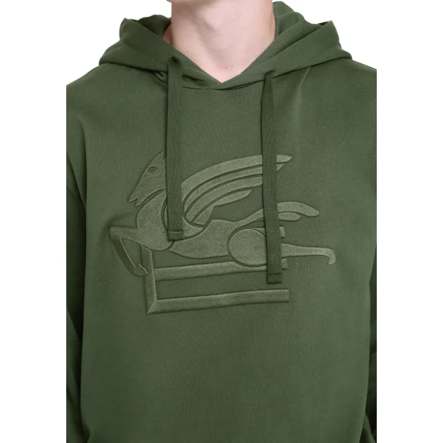Etro Cotton Hoodie-Heren Truien & Vesten