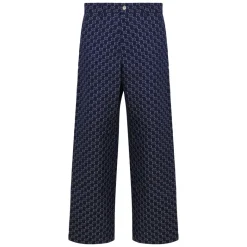 Gucci Cotton Jacquard Broek met GG Schaduw-Heren Broeken
