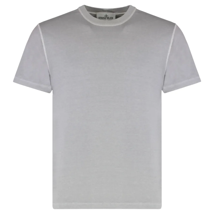 Stone Island Cotton Jersey 'Fissato' Effect T-shirt-Heren Shirts