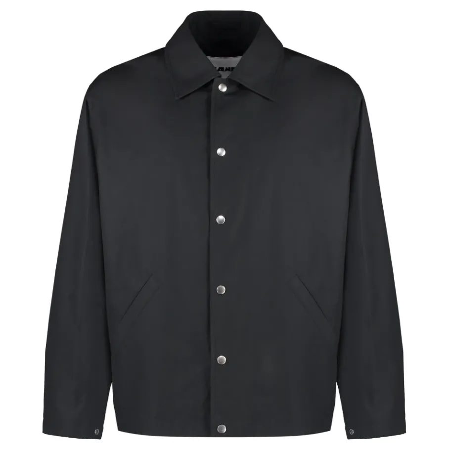 Jil Sander Cotton Overshirt-Heren Jassen